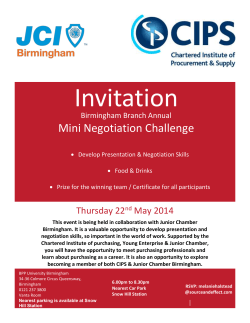 Thursday 22 nd May 2014