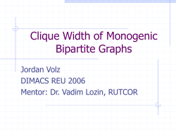 Clique Width of Monogenic Bipartite Graphs
