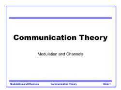 Slide 6 Communication Theory