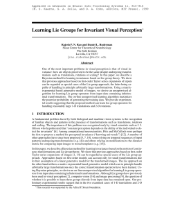 Learning Lie Groups for Invariant Visual Perception