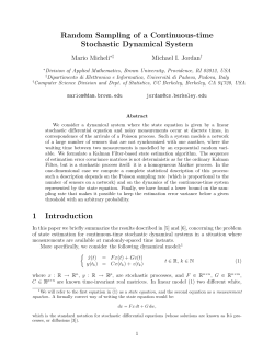 Random Sampling of a Continuous