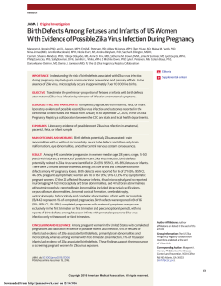 Birth Defects Among Fetuses and Infants of US Women With