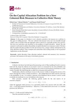 On the Capital Allocation Problem for a New Coherent Risk Measure
