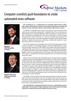 Computer scientists push boundaries to create automated news