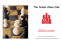 The School Chess Club - English Chess Federation
