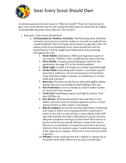 Gear Every Scout Should Own