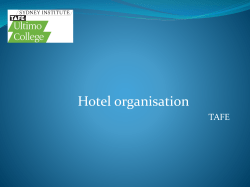 Hotel organisation