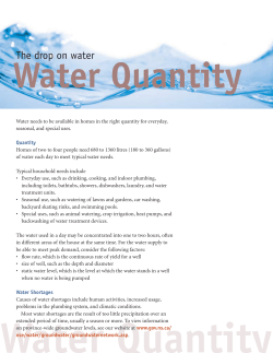 Water Quantity - Government of Nova Scotia