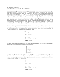 Liveness proof based on one