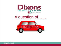 Question of designing