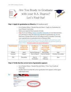 Are You Ready to Graduate with your B.A. Degree? Let`s Find Out!