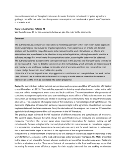 Marginal cost curves for water footprint reduction in irrigated