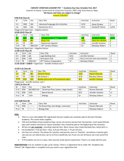 File - Harvest Christian Academy