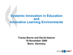 Systemic Innovation in EducationandInnovative