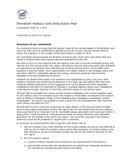 Shoreham Harbour Joint Area Action Plan