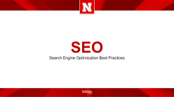 SEO - UNL WDN
