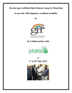 Jaipur Foot Artificial Limb Presentation Final