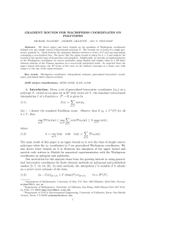Gradient bounds for Wachspress coordinates on polytopes