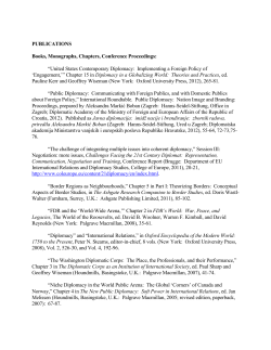 PUBLICATIONS Books, Monographs, Chapters, Conference