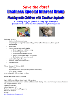 Save the date - CI training