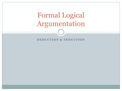 Logical Argumentation