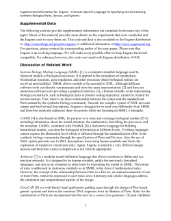 Supplemental Information for: Eugene &ndash; A Domain Specific