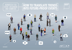 how to translate trends into future-proof events