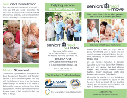 helping seniors and their families