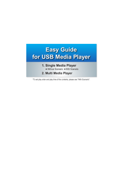 Easy Guide for USB Media Player