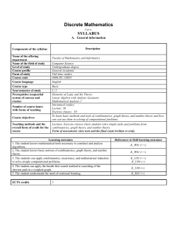 Discrete Mathematics