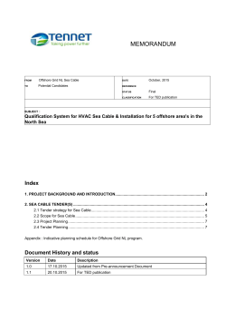 Procurement plan HVAC equipment for offshore
