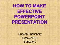 how to make effective powerpoint presentation