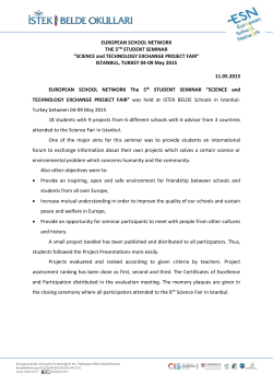 ESN 5. Science Fair Report