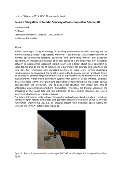 Relative Navigation for In-orbit Servicing of Non