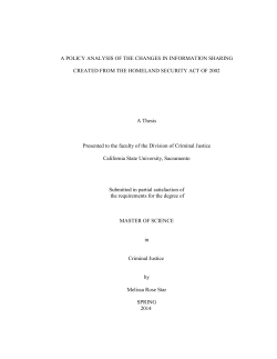 DHS: Department of Homeland Security