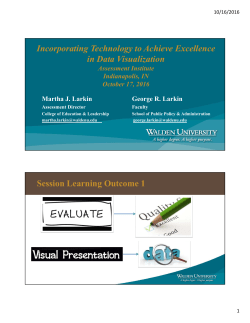 Incorporating Technology to Achieve Excellence in Data Visualization