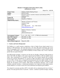 project information document (pid)