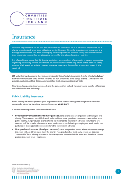 Good Practice Fact Sheets Insurance