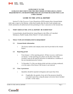 guide to the annual report