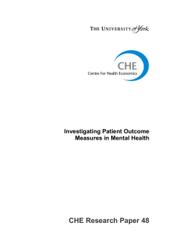 Investigating patient outcome measures in