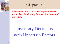 Single-period inventory