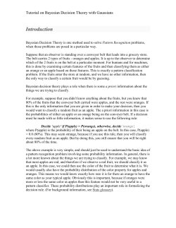 Decision Rules for the Normal Distribution Definitions