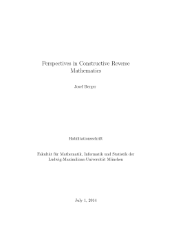 Perspectives in Constructive Reverse Mathematics