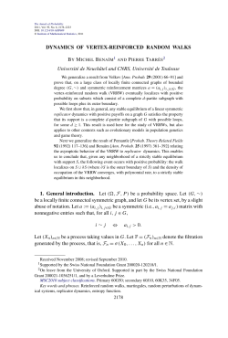 Dynamics of vertex-reinforced random walks