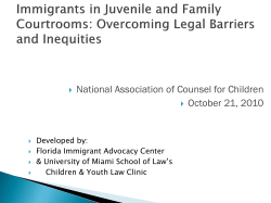 Immigrants in Juvenile and Family Courtrooms