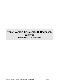 Policy Manual - Department of Human Services, Victoria, Australia
