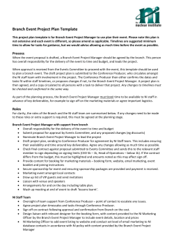 Event terms and conditions