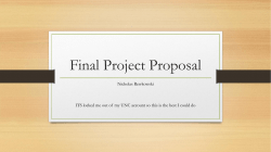 Final Project Proposal