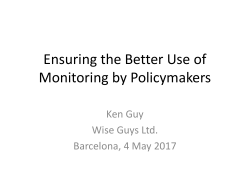 Ken Guy &ndash; How to persuade decision makers to make use of