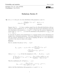 Solution Series 9